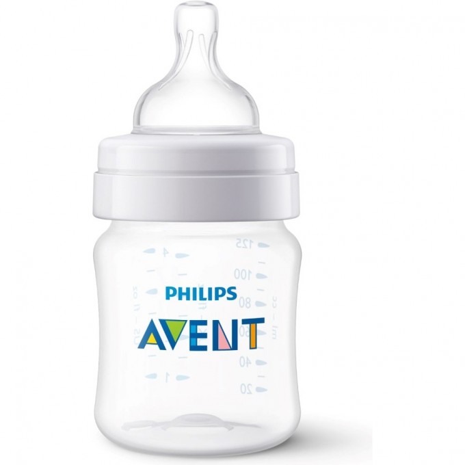 Бутылочка для кормления PHILIPS AVENT ANTI-COLIC 125мл с 0 месяцев SCY100/01