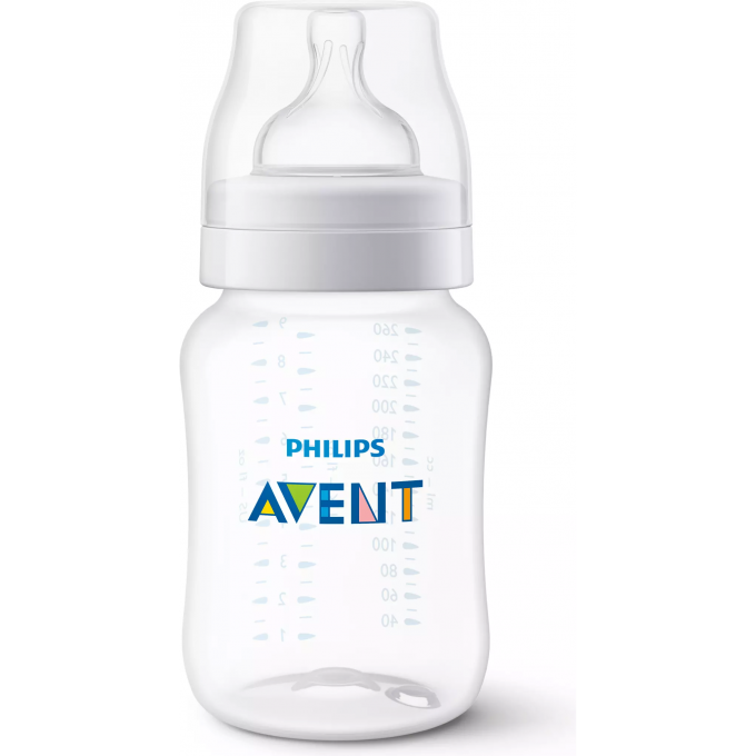 Бутылочка для кормления PHILIPS AVENT ANTI-COLIC 260мл с 1 месяца SCY103/01