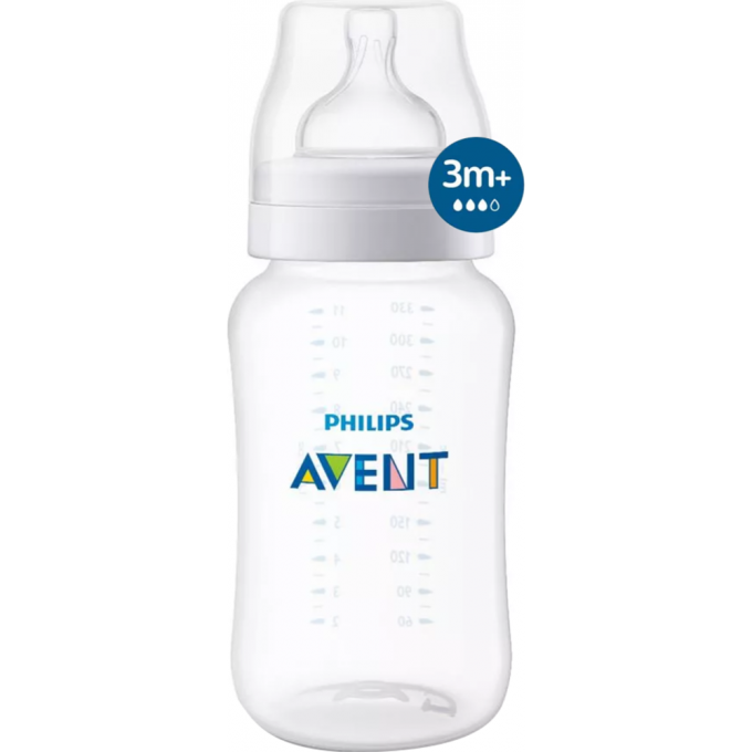 Бутылочка для кормления PHILIPS AVENT ANTI-COLIC 330мл с 3 месяцев SCY106/01