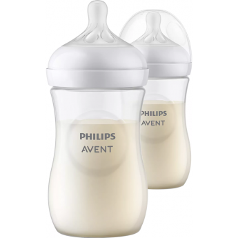 Бутылочка для кормления PHILIPS AVENT NATURAL RESPONSE 240мл с 1 месяца 2шт SCY933/02