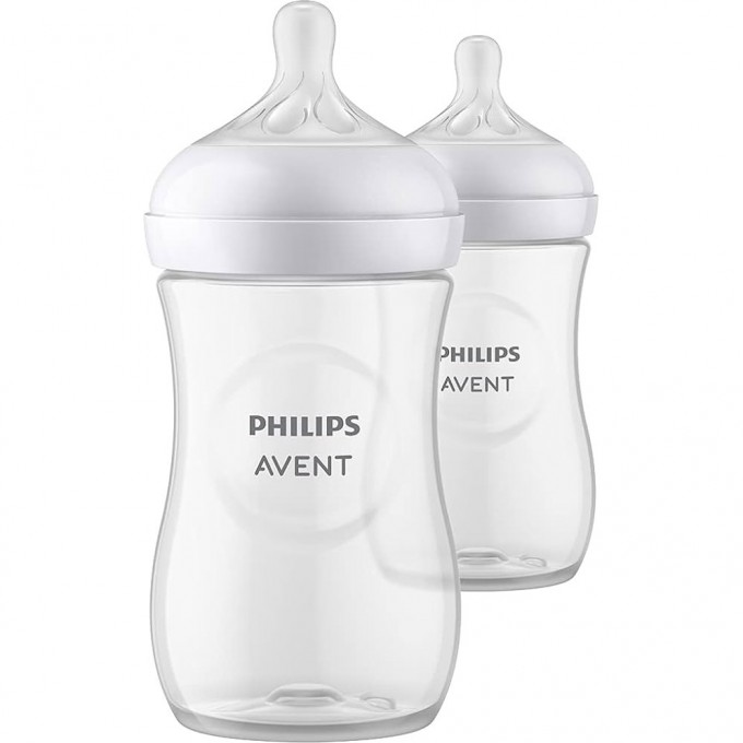 Бутылочка для кормления PHILIPS AVENT NATURAL RESPONSE 260мл с 1 месяца 2шт SCY903/02