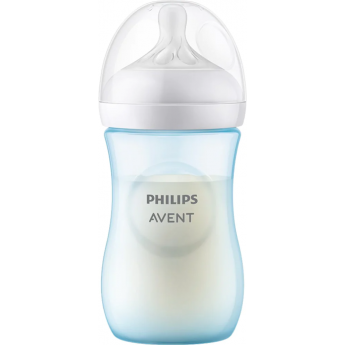 Бутылочка для кормления PHILIPS AVENT NATURAL RESPONSE 260мл с 1 месяца голубая