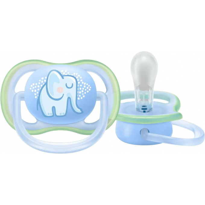 Пустышка PHILIPS AVENT ULTRA AIR с футляром 0-6 месяцев SCF086/01