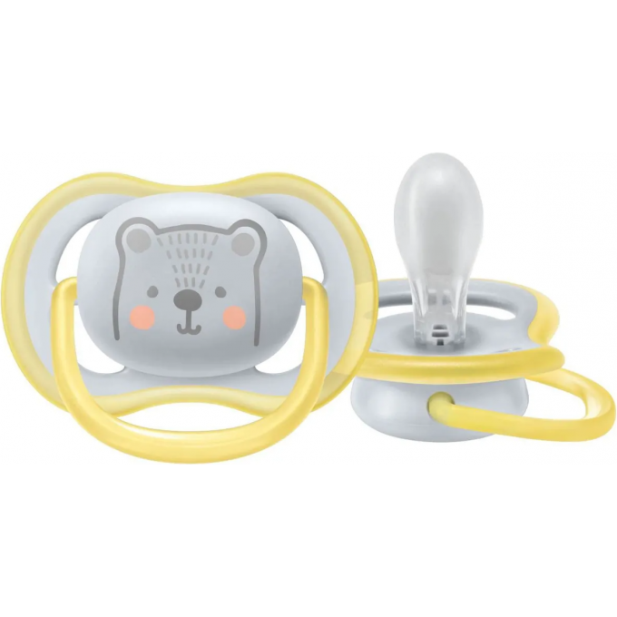 Пустышка PHILIPS AVENT ULTRA AIR с футляром 6-18 месяцев SCF086/76