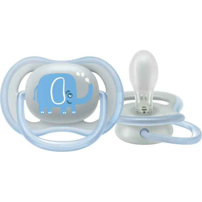 Пустышка PHILIPS AVENT ULTRA AIR с футляром 6-18 месяцев SCF086/78