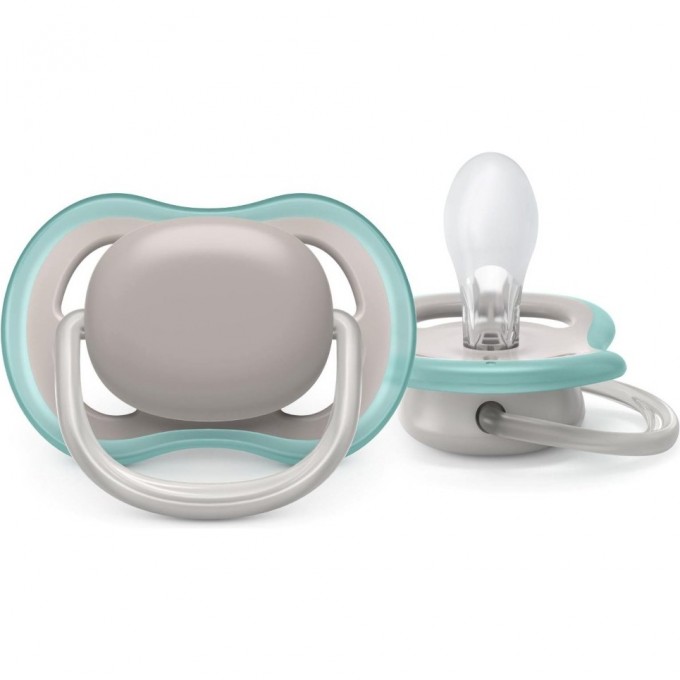 Пустышка PHILIPS AVENT UTRA AIR с футляром для хранения и стерилизации 18месяцев+ 1 шт SCF354/01