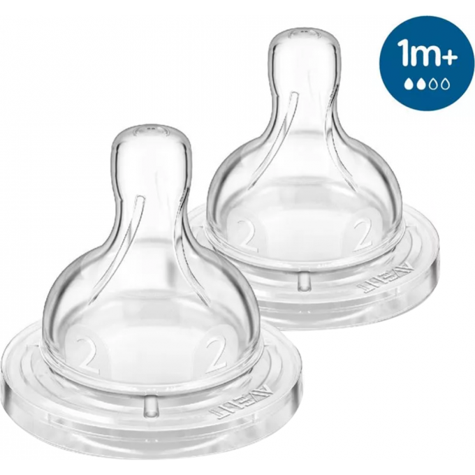 Соска для кормления PHILIPS AVENT ANTI-COLIC с 1 месяца 2шт SCY762/02