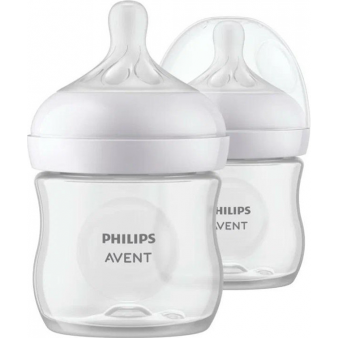 Бутылочка для кормления PHILIPS AVENT NATURAL RESPONSE 125мл с 0 месяцев 2шт SCY900/02