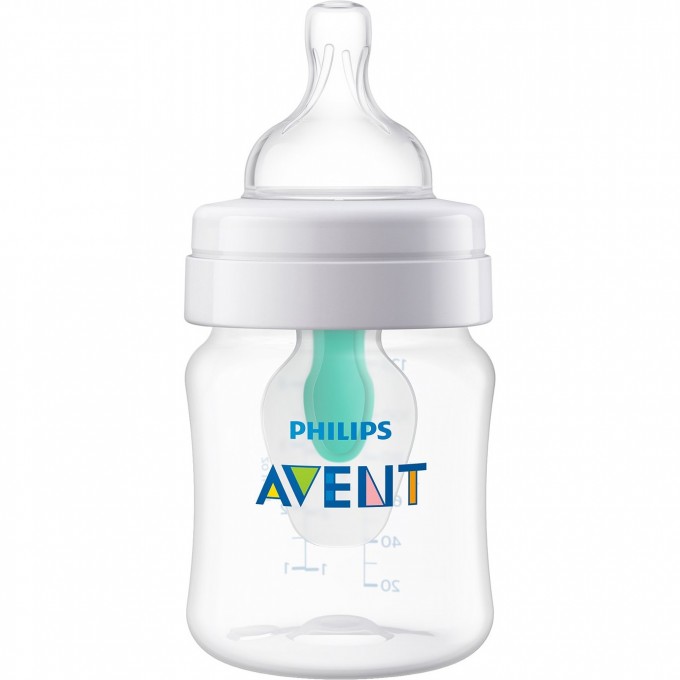 Бутылочка PHILIPS AVENT ANTI-COLIC с клапаном Airfree 125 мл с 0 месяцев SCF810/14