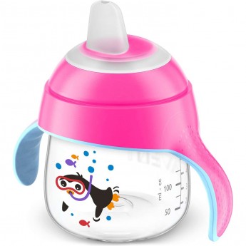 Чашка-поильник PHILIPS AVENT 200мл с 6 месяцев Розовый SCF751/07