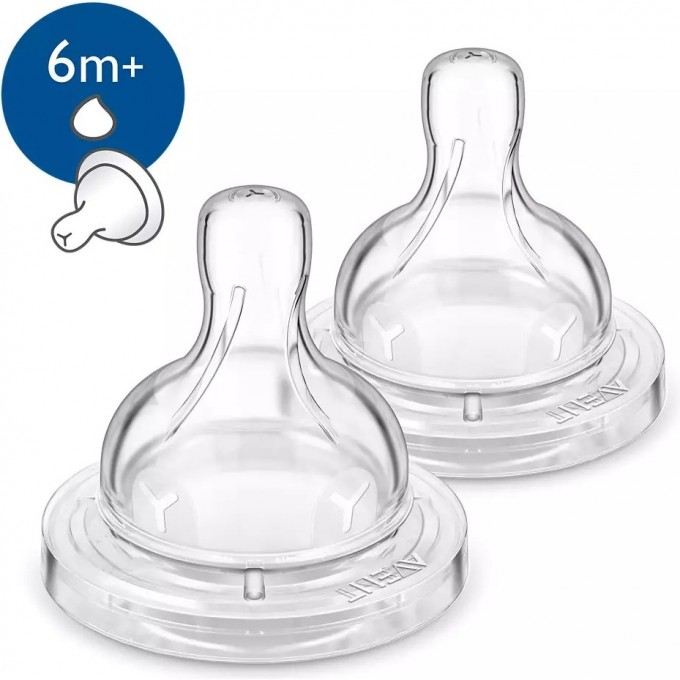 Соска для густых смесей PHILIPS AVENT ANTI-COLIC , 2 шт. SCF636/27