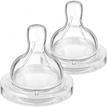 Соска PHILIPS AVENT ANTI-COLIC медленный поток с 6 месяцев 2шт SCF632/27