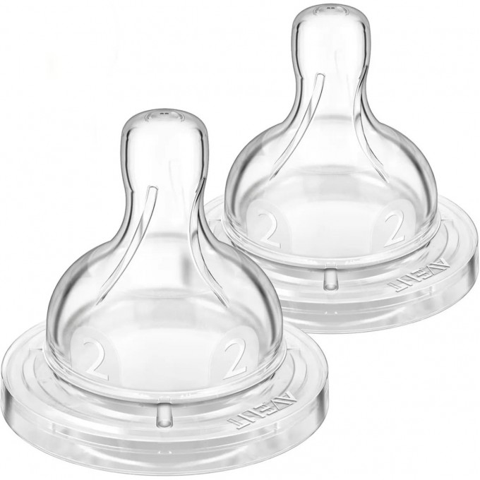 Соска PHILIPS AVENT ANTI-COLIC медленный поток с 6 месяцев 2шт SCF632/27